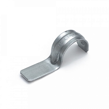 Скоба металлическая однолапковая СМО 19-20 для монтажного пистолета (без отверстий) (100 шт/уп) Промрукав, PR08.2754