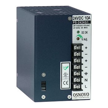 PS-24240/I, блок питания на DIN-рейку