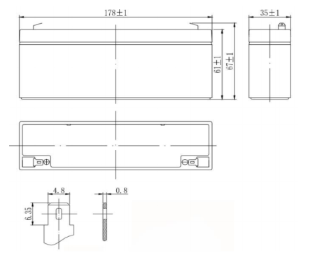 Аккумулятор DELTA DT 12022