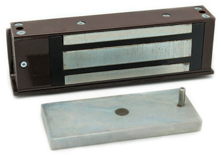 Замок М2-300 электромагнитный коричневый с отсеком Замок М2-300 электромагнитный коричневый с отсеком