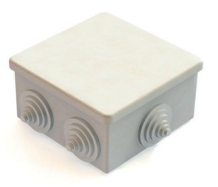 GE41235, коробка (85х85х40 мм) для наружней установки