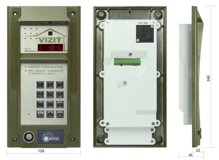 БВД-N101RTCP, блок вызова