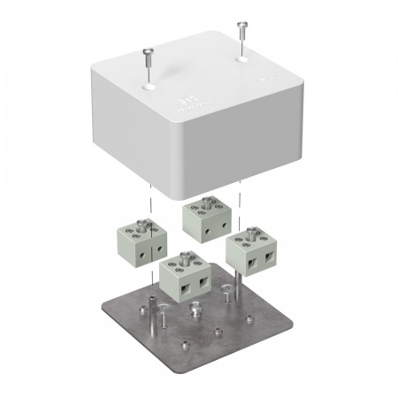 Коробка огнестойкая 40-0460-FR6.0-8 Е15-Е120 85х85х45мм для кабель-канала (Промрукав), 40-0460-FR6.0-8