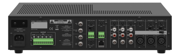 AX-480, усилитель 480 Вт, 3 микр.+ 3 унив. входа, 5 зон, работа с RM-05