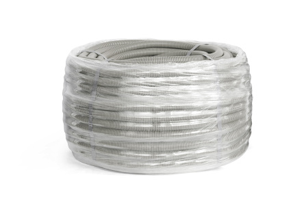 Гофротруба ПВХ легкая 350Н серая с зондом d40/15 м (Промрукав), PR.014231