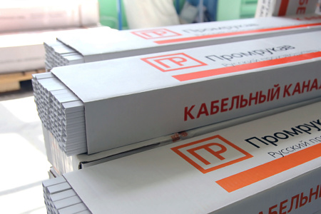 Кабель-канал 60х40 белый 2-й замок в п/э (40м/уп) (Промрукав), PR.0560401